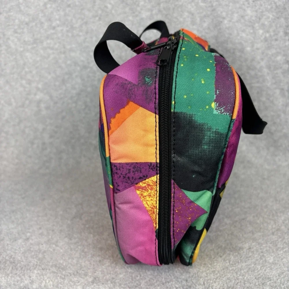 Burton Snowboards Neon Colorful Travel Hanging Toiletry Bag Makeup Organizer